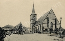 Pfarrkirche und Kriegerdenkmal 1910